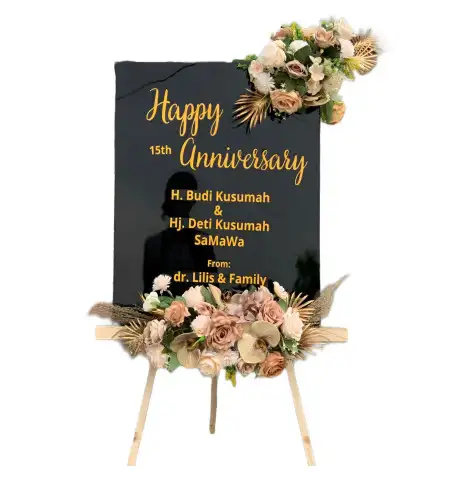 Papan Bunga Akrilik Wergu Wetan